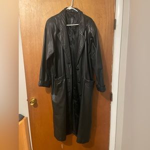 Vintage Jacqueline Ferrar - Long Leather Jacket